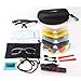 INBIKE New Cycling Bicycle Bike Sports Sun Glasses Sunglasses with 5 Lens, 4 Colors to Choose - White