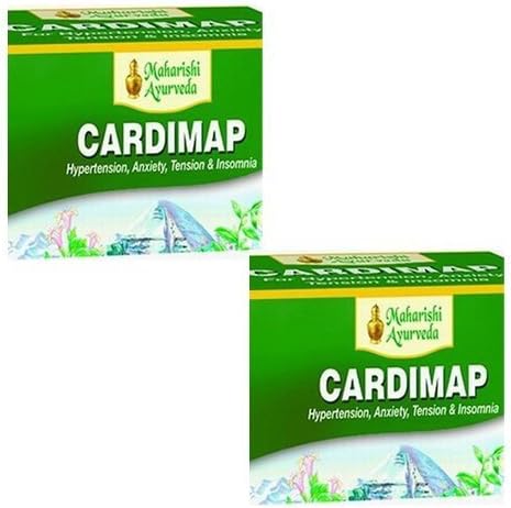 2 X Maharishi Ayurveda Cardimap Tablets (100 Tablets)-Anti-Hypertension/Anxiolytic -Sarpagandha (Rauwolfia Serpentine) 250Mg by MAHARISHI