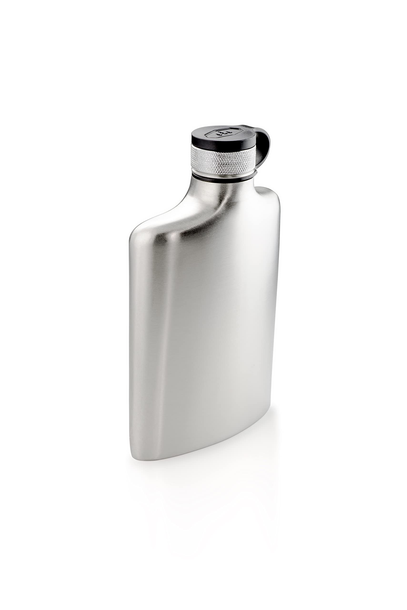 Gsi Outdoors Glacier Stainless Hip Flask 8 oz Hip Flask, Unisex Adult, Silver, 8 oz