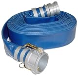 Abbott Rubber PVC Discharge Hose Assembly, Blue, 2