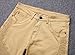 Aiyino Mens Skinny Runway Distressed Slim Denim Biker Jeans Hiphop Pants (US 33(Tag Size 34), Khaki)