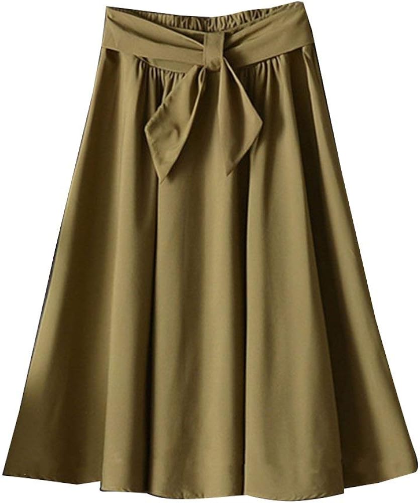 Skirts Women S Casual Young Fashion Summer Skirt Knee Length Feast