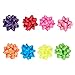 120-Count Gift Wrap Bows - Gift Bows Peel and Stick Self Adhesive Gift Ribbon Bows - Perfect for Christmas, Birthday, All Occasions - Matte, Includes Large, Medium, Small Sizes, 8 Assorted Neon Colors