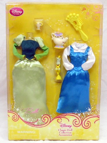 Princess Belle Classic Doll Collection Accessory Set -- 6-Pc by Disney