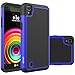LG X Power Case, OEAGO LG X Power Case [Shockproof] [Impact Protection] Hybrid Dual Layer Defender Protective Case Cover for LG X Power (2016 Release) - Blue