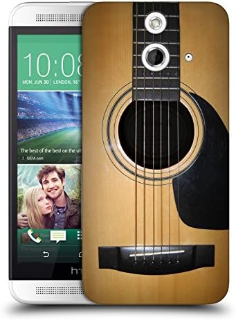 Official Nicklas Gustafsson Guitar Retro Vintage Hard Back Case for HTC One E8 / E8 Dual Sim