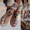 Haomigol-Women-Snakeskin-Strappy-Flat-Sandals-Ankle-Strap-Toe-Loop-Low-Wedge-Platform-Sandals-Gladiator-Thong-Sandals