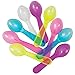 Transparent Mixed Mini Tasting Spoons - 3 Inch Plastic Sampling Spoons - Small Taster Spoons for Food, Ice Cream or Spices - Frozen Dessert Supplies - Beautiful Colors & Fast Shipping! 25 Count