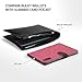 Ringke Flip Card Holder ID Adhesive 3M Premium Stick Fashion Multi-Card Slot Wallet Case Credit Card Cash Pouch Attachment Compatible with Most Smartphones, Android and More - Deep Pink (2-Pack)