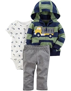 Baby Boys 3-pc. Truck Jacket Layette Set