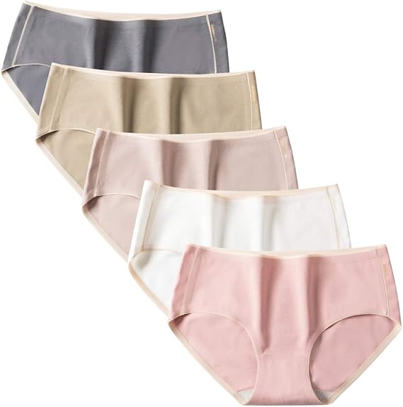 Amazon Co Jp ショーツ レディース 純綿 シームレス5枚セット 女性用 下着 パンツ 美形ショーツ 高通気性と伸縮性 快適 かわいい ショーツ ヒップショーツ 服 ファッション小物