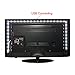 Black PCB TV BackLight Kit,Computer Case LED Light,eTopxizu 6.6Ft Multi-colour 60leds Flexible 5050 RGB USB LED Strip Light with 5v USB Cable And Mini Controller For TV/PC/Laptop Background Lighting