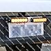 SolarBlast 6W AMBER LED Flashing Strobe Light Head [32 Flash Mode] [TIR] [Multi Units Sync-able] [Surface-Mount] Amber Yellow Grille Police Lights for Emergency Vehicles Truck Volunteer Firefighters