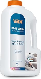 Vax SpotWash 1L Cleaning Solution Rose Burst Stain Remover Upholstery Carpet view 1