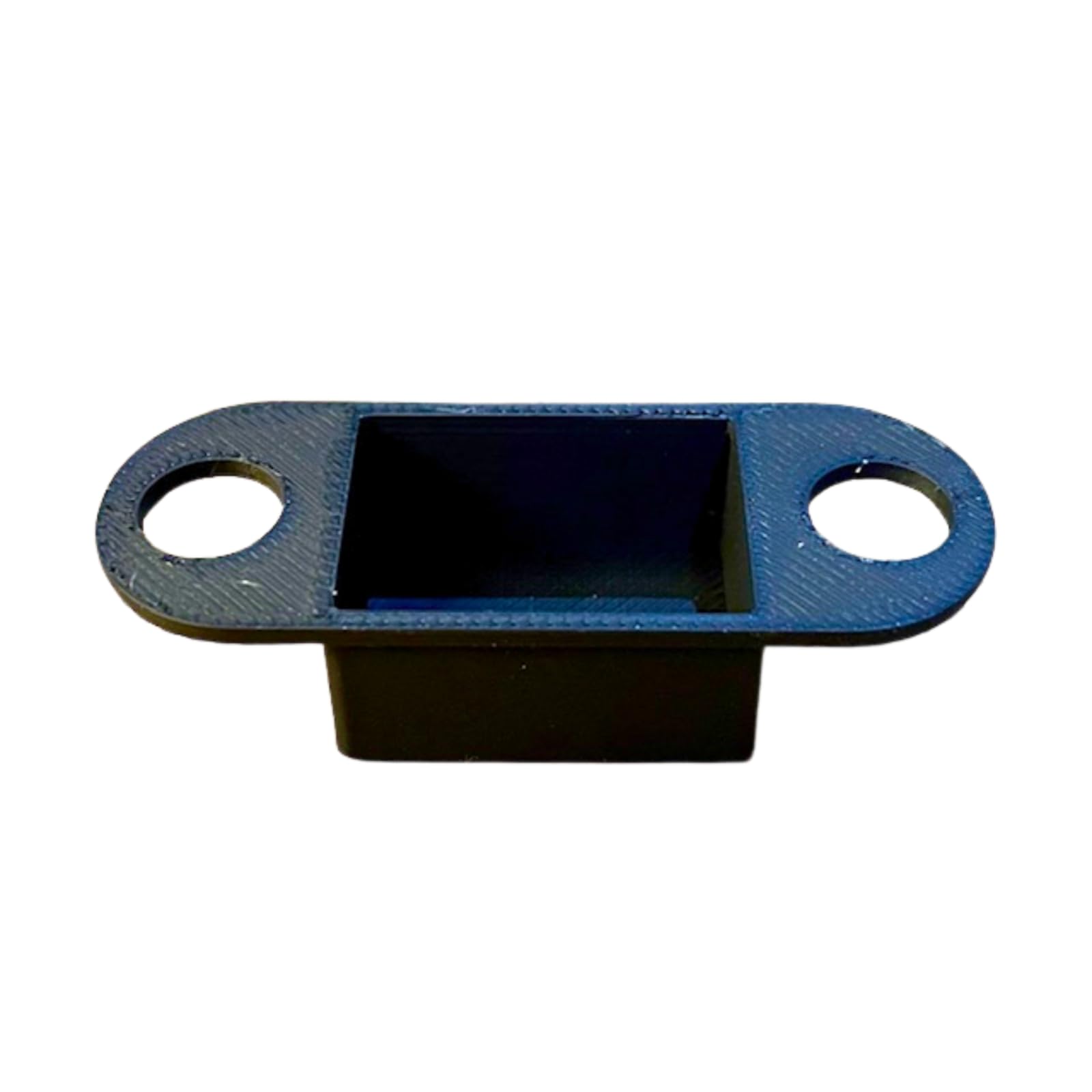 10x Pack Door Frame Strike Plate Dust Boxes – Black Plastic – Professional Quality – Easy Fit, Durable, – Fits Standard Latch Strike Plates -Durable Dust Boxes for Latch Plates