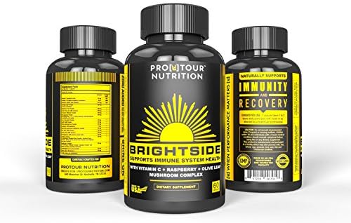 Immune System Support Extra-Strength | Non-GMO Antioxidant Health Wellness Formula | Vitamin C, Turmeric, Mushroom Complex, Ginseng, Olive Leaf, Garlic, Pomegranate, Raspberry and More | 60 Caps