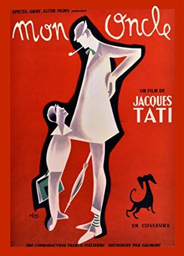 Quality Poster.Mon Oncle.Jacques Tati Film.French Movie.