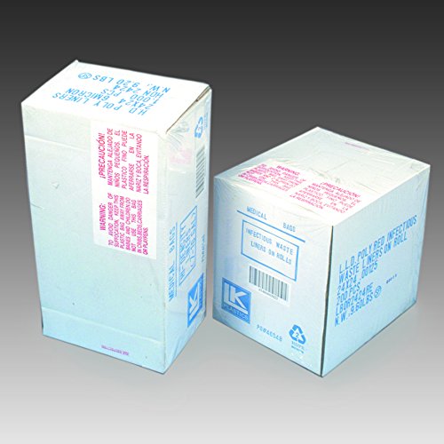 Elkay Plastics TE20F1422D 2 mil Crash Cart/Drug Tray Security Bag, Tamper Evident, 14" x 22", Clear (Case of 500)