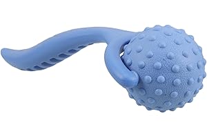 EXHUMKY Handheld Muscle Massage Roller with Spiky Balls for Deep Tissue Acupoint Stimulation Portable Back