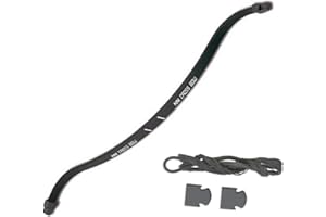 KingsArchery Crossbow Limb 80 lbs Fiberglass Bow Replacement for Hunting Crossbow + Pack of 80 lb Crossbow String and Caps Set