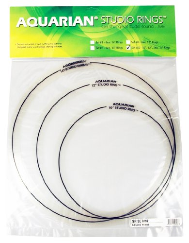 Aquarian Drumheads SR SET#10 Studio Rings 10, 12, (2)14-inch