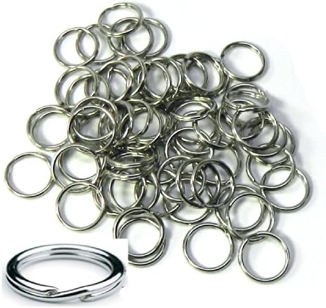 95 Split Ring Fishing Lure, Connectors Stainless Steel Made in the USA (15.34mm Outside 0.604 in)