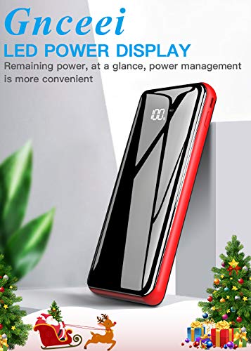 Portable Charger Power Bank 25000mAh - High Capacity with LCD Digital Display,3 USB Output & Dual Input External Battery Pack Compatible with Smart Phones,Android Phone,Tablet and More - Thumbnail 5
