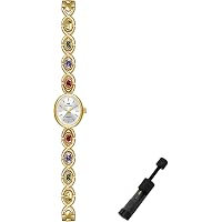 Amazon.com: Dacdyi Exquisite Gold Hollow Four Leaf Clover  display picture 2