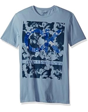 Calvin Klein Jeans Men's Short Sleeve Camo Crew Neck T-Shirt