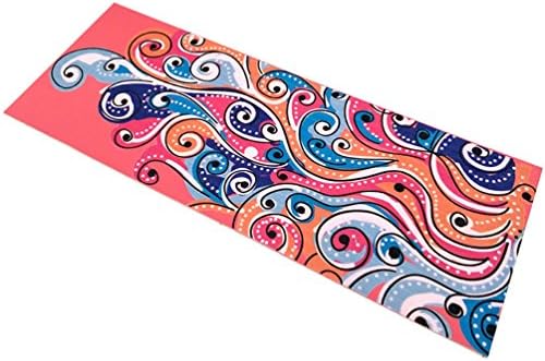 Yoga Mat Double Non-Slip Premium High Density Thick Printed Yoga Mats for Yoga Fitness Pilates Workout Exercise