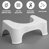 ASPIRE UK Squatting Toilet Stool 7 Inch Non-Slip Bathroom Step Up Stool view 5