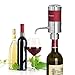 Vita Saggia Electric Wine Aerator Instant 1-touch Control Pump Luxury Kit - For Most Refined Taste and Enhanced Flavor - Battery Operated - Automatic Dispenser Pourer Portable Compact - Gift Box
