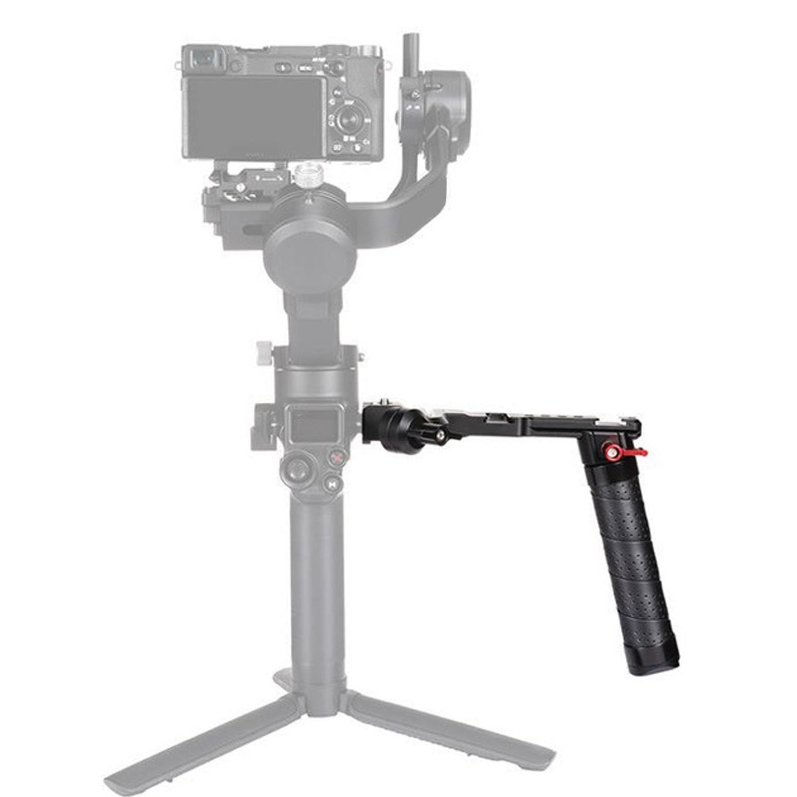 Stabilizer Foldable Handle, Adjustable Handheld Aluminum Alloy Extension Bracket Sling Handle Grip Handheld Video Stabilizer, for RS2 RS3