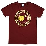 Hank Player 'Original NASA Seal' Men's T-Shirt (XL, Heather Burgundy)