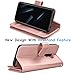 Tekcoo Galaxy S9 Plus Case, S9+ PU Leather Wallet Case, Luxury Credit Card Holder Carrying Folio Flip Cover [Detachable Hard Case] Kickstand - Rgold