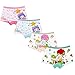 Antion Girl's 3-7T Modal 2 Cartoon Boyshorts Underwear(Pack Of 4) Size Extra Large