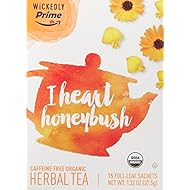 Wickedly Prime Organic Honeybush Tea, Full-Leaf Bags, 15 Count