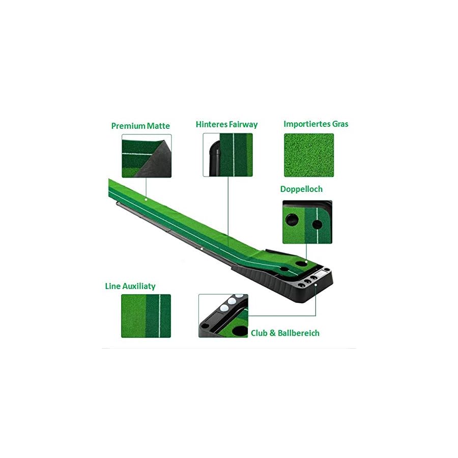 Signstek Golf Auto Ruckkehr Puttingmatte Indoor Outdoor Putting
