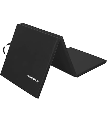 Everlast Folding Exercise Mat 72-Inch by 24-Inch (Black