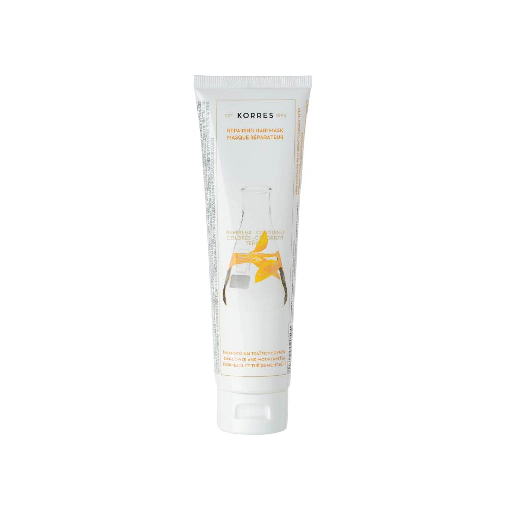 KORRES Mask Sunflower and Mountain Tea for Coloured Hair 125 ml