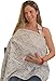 IntiMom Breastfeeding Nursing Cover, Wide for Full Coverage Up, Breathable 100% Cotton. Apron with Wide Strap and a Complimentary Pouch