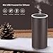 NexGadget 50ML Mini Usb Car Essential Oil Purifier Diffuser - Computer Portable Mini Ultrasonic Cool Mist Aroma Air Humidifier for Home,Office, Travel&More - Dark Wood Grain