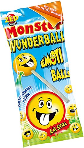ZED Candy Monster miracle ball popsicles Emoji Balls 15 Pieces