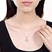 Gaosa Fashion 18 inches Zircon Silver Plated Necklace