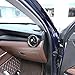 YUECHI for Alfa Romeo Stelvio 2017-2018 Carbon Fiber Style ABS Side Air Conditioning Vent Outlet Cover Trim