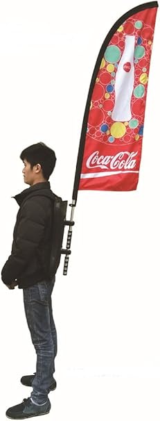 Amazon Com Flying Banner Flag Backpack Banner Walking X Display
