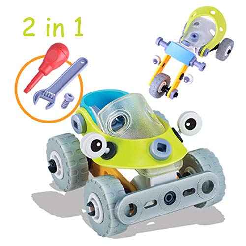 Disassembly Assembly Nut Car Classic with Assemble Screw Driver Early Puzzle Educational 2 in 1 for Children