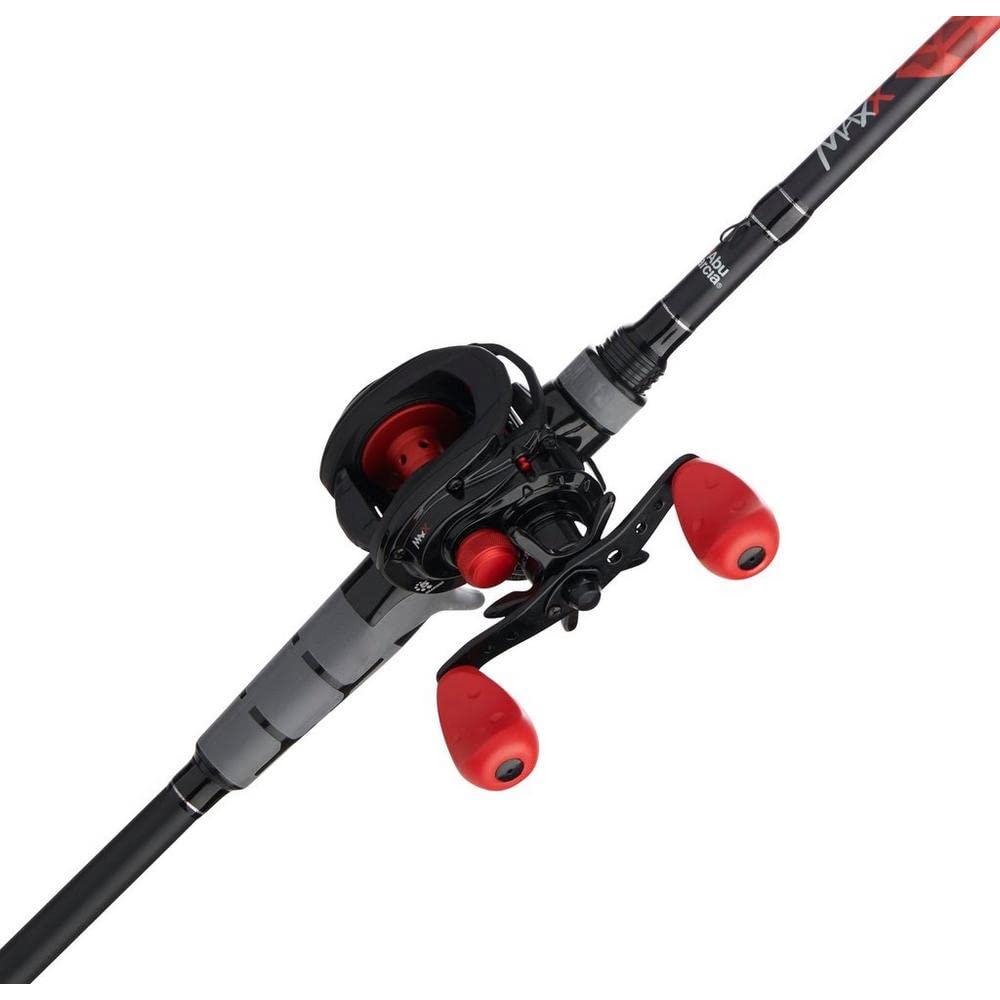 Photo 1 of **MISSING THE REEL. SELLING THE POLE FOR PARTS**Abu Garcia 6'6" Max X Black Baitcast Combo Combo, 1 Fishing Rod, Right Reel Handle Position