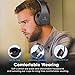 Headphones, Crabot I65 On-Ear Stereo Sound Bass Wired Portable Foldable Headsets with Microphone and Volume Control for iPhone iPad Android Smartphones Laptop Tablet for Kids or Adults