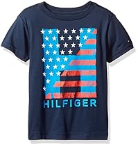 Tommy Hilfiger Big Boys' Homeroom Tee, Swim Navy, Medium (12/14)